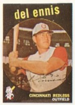 1959 Topps Baseball Cards      255A    Del Ennis GB